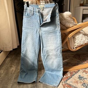 Madewell Light Blue Flare & Wide Leg Jeans
